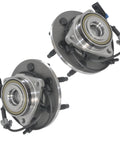 2 Pack Front Wheel Bearing And Hub Assembly 6 Lug 2WD With ABS Fits GMC Sierra 1500 Yukon 2000 To 2006 Chevy Silverado 1500 1999 To 2006 Cadillac Escalade 2002 To 2006 Replacement