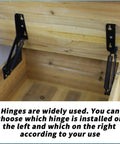 Heavy Duty Furniture Spring Hinges 80 Degree Lift Brackets Built Like A Tank Rock Solid Steel game changing storage fix for toy box chest.