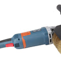 Heavy Duty Synthetic Fiber Abrasive Brush Drum For Grinding Machines Rust Removal Satin Finish On Unpainted Metals Flat Metal And Wood Surfaces Wire Drawing Attachment 120x100mm