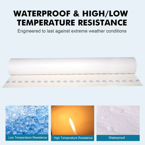 Outdoor Waterproof TPO Butyl Sheet Roll For RV And Marine Roof Repair, Weatherproof Sealant Tape, UV resistant, shown rolled out