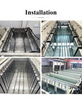 Get Your Parts Spick And Span With This Badass 300W Ultrasonic Automotive Cleaner installation views of a 30L stainless steel tank.