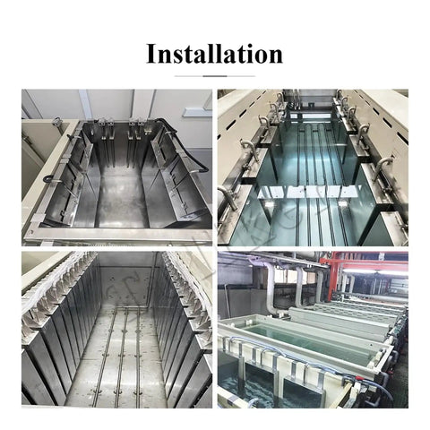 Get Your Parts Spick And Span With This Badass 300W Ultrasonic Automotive Cleaner installation views of a 30L stainless steel tank.