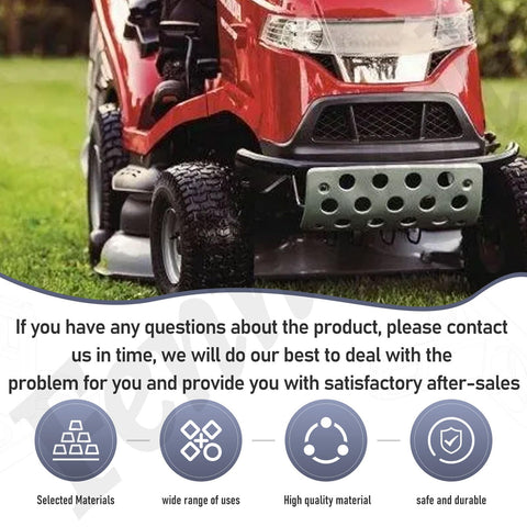 Red lawn mower compatible with Deck Brake Rod Replacement For MTD Murray Troy Bilt Yard Machines And Cub Cadet LTX Series Lawn Mowers 747-05105 747-05105B 13W2775S031 42 Inch Deck Compatibility, featuring sturdy materials and advanced design.