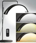 Half Moon Lash Light For Estheticians Portable Shadow Free LED Lamp with adjustable color temperature options.