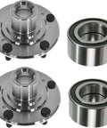Two Pack Front Wheel Hub And Bearing Repair Kit For Ford Focus 2012 2018 And C Max 2013 2018 Left And Right Replaces Hub81 510110