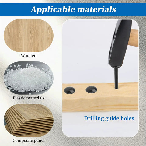 Kickass Black Upholstery Nails And Thumb Tacks Hella Durable Round Head Metal Finishing Hardware for drilling guide holes in wood.