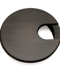 Oil Rubbed Bronze Desk Grommet, Two-Piece Zinc Construction, Fits 2-1/2 Inch Hole, Durable Metal Cable Management Insert