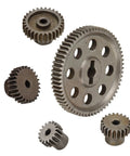 TT02 Differential Metal Spur Gear Set with 64T Main Gear and 17T, 21T, 26T, 29T Pinions for 1/10 Scale RC Cars and Trucks