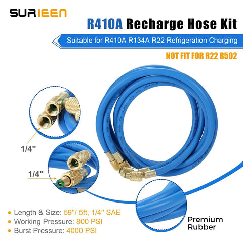 Keep Cool In Style With This Bad Boy R410A Auto Ac Recharge Kit Boasting Heavy Duty Charging Hose And Precision Manifold Gauges For Quick Refrigerant Top Ups And Flawless Hvac Jobs
