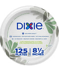 Top Shelf Pathways Heavy Weight Plates In Crisp White Measuring Eight And A Half Inches, 125 count disposable plates.