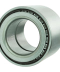 Close-up of a metal bearing from the Rear Wheel Bearing And Hub Kit For Subaru Forester 1998 To 2008 Impreza 1993 To 2007 Legacy 1990 To 1999