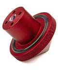 Red Eliminator Trolling Motor Prop Nut For Lowrance Ghost By TH Marine, heavy-duty locking nut for secure shaft fit