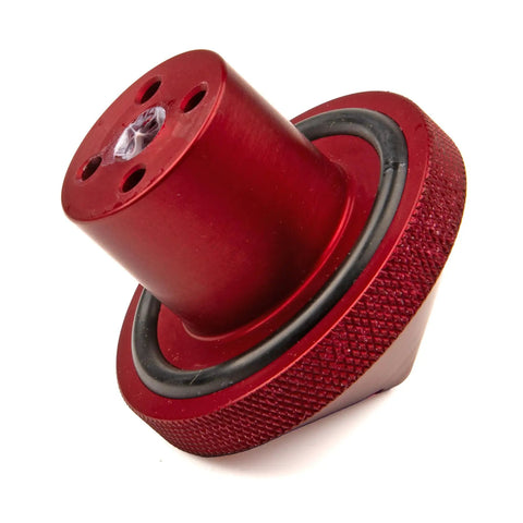 Red Eliminator Trolling Motor Prop Nut For Lowrance Ghost By TH Marine, heavy-duty locking nut for secure shaft fit