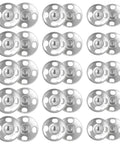 Image of 60 Sets Sew On Snap Buttons Kit DIY Friendly With 12mm 14mm And 16mm Metal Snaps For Clothing Crafts And Bags Durable Press Stud Fasteners For Easy Seams And Quick Repairs.