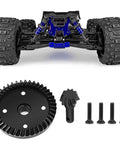 Gear Set Differential 43T 10T For 1/8 Traxxas Sledge RC Truck with front view and helical gears