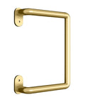 Troy Pull Handle N700-105 For Interior Sliding Barn Doors 8 Inch Brushed Gold Finish, visible front view