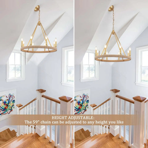 Lit Black Five Light Dining Room Chandelier Modern Pendant Lighting Fixture For Dining Area Sleek Ceiling Light With Elegant Design