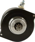 12V Jet Ski Starter PMDD CW Rotation with 9 Teeth Replacement Part, black casing front view