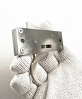 105Lb Stainless Steel Crossbow Trigger Mechanism for DIY Archery and Hunting held in a gloved hand