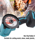 Kickass Compact Cordless Circular Saw Pumping Out Lightning Fast Cuts With A Heavy Duty Motor And Built In Dust Collector for cutting metal and wood.