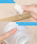 Clear Furniture Edge Protector Strips Ultra Soft Premium Polymer Corner Bumpers real mom approved adhesive strip peel off