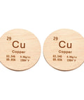 Two Pack Copper Discs One Inch Cu High Density Pure Copper Discs 0.9995 Purity With 8.96 G Per CC Density For Science Labs