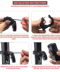 Universal Seatpost Bike Mount for Varia Radar RTL510 RTL515 RVR315 RearVue 820 installation instructions with clamp and tool