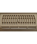Top view of Pop Up Floor Register 4x10 Inch Tan Heavy Duty Plastic Vent With Air Deflector Rust Proof And Scratch Resistant