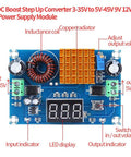 Power Up Your Projects With This DC-DC Boost Converter Module 3-35V To 5-45V Adjustable Output Regulator For Solar Panels And Electronics