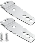 Two Pack Dishwasher Mounting Brackets Replacement Parts Undercounter Heavy Duty Galvanized Steel Exact Fit For Most Dishwashers Replace OEM 8269145