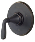Northcott R89-1MGY Valve Trim Kit For One-Hole Mount In Tuscan Bronze, All-Metal Build with fixed-hub handle, side view