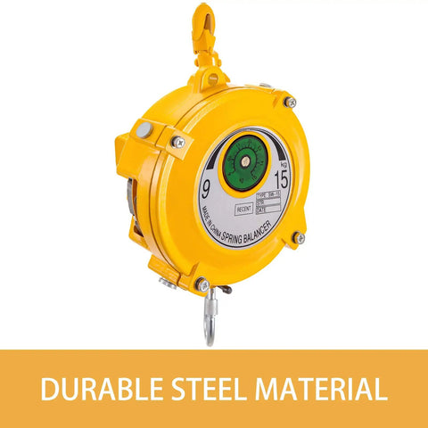Heavy Duty Spring Balancer Tool Holder Retractable 11 To 19 Lbs 5 To 9 Kg with Wire Rope Adjustable Hanging Tool Retractor