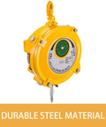 Built Tough Heavy Duty Spring Balancer 33-49 Lbs 15-22 Kg Retractable Tool Holder with Wire Rope Yellow