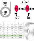 AOPANDA pneumatic tubing: clear PU air hose, 9/16 in OD × 3/8 in ID, 5 m length