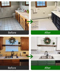 Odorless Tub and Tile Refinishing Kit With White Epoxy Paint for bathroom and kitchen surfaces before and after renovation