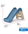 Play And Fold Junior Slide For Toddlers 1.5 To 4 Years Old Indoor Outdoor Backyard Playground Set with Easy Grip and Wide Ladder