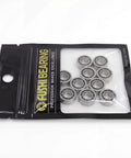 Open Deep Groove Ball Bearing One Quarter Inch Bore Nylon Cage High Speed Bearings For Fidget Spinners And Router Tools Pack Of Ten Ideal For Fidget Toy Modding Precision Spin Durable Nylon Cage For Smooth Long Lasting Performance, pack of 10 in packaging