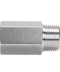 Air check valve, stainless steel, 1/2 in NPT, hex body, one-way