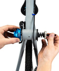 Installing Bottom Bracket Retaining System With Double Sided Adapter Nut For Cartridge BBs on a bike frame