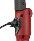 Close-up of Stinger Switchblade 800 Lumen Rechargeable Multi Function LED Work Light with USB cable connection visible