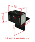 Woodworking Dovetail Jig For Precise Joints With Magnetic Base And Adjustable Fence showing dimensions in inches