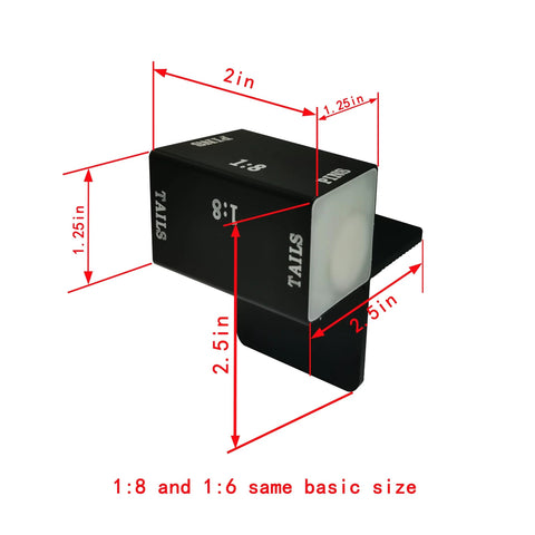 Woodworking Dovetail Jig For Precise Joints With Magnetic Base And Adjustable Fence showing dimensions in inches