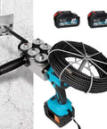 Heavy Dutty Professional Wire Tugger With 30m Lead Cord And Six Steel Rollers for cable threading and wall wiring.