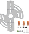 Adjustable Ceiling Light Mount Crossbar With Screws And Nuts Go To Fixture Bracket For Wall Or Ceiling Installations Close To Ceiling Chandelier Plate Fits 4.33 To 5.12 Inch Hole Spacing Easy Fit And Solid Support, metal mount plate with screws and wire nuts