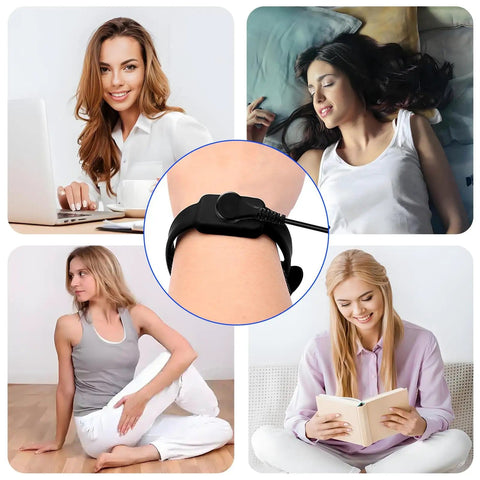 Go To ESD Wrist Strap And Grounding Cord Bundle with 3.5mm snap worn by person in various home and work settings.
