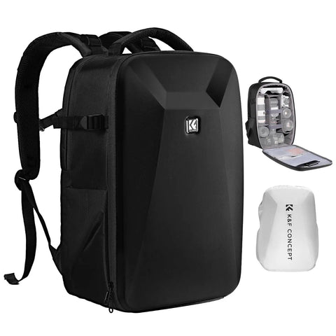 15 inch laptop and camera backpack Hard Shell For DSLR Mirrorless Gear, Waterproof 22L Travel Case With 15-15.6 Compartment, Fits Canon Nikon Sony DJI Select Finish:Leather Blue Steel The back laptop compartment Herschel Unisex Waterproof Dry Lunch Ware