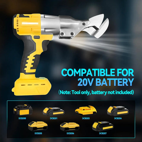 Beast Of A Brushless Cordless Metal Shear With 360 Degree Rotating Head For 20V Max Battery Platforms Cuts Sheet Metal