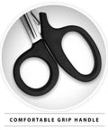 Heavy Duty EMT Shears 12 Pack 7.5 Inch Rainbow Fabric Scissors For EMS Nurses And Crafting Tailoring Razor Sharp Stainless Steel With Serrations Tough Enough To Cut A Penny In Half, black comfort grip handle