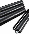 12 Inch Sliding Gate Rollers Set of 4 With Removable Axles, Beefy Heavy Duty Steel Gate Hardware for Ultra Smooth, Quiet Sliding Action