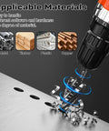 10 Piece Spiral Step Drill Bit Set For Stainless Steel With Enhanced Stability And Easy Ident Numbers Countersink Kit Great For Metal Aluminum Wood Plastic Drilling Jobs Today on stainless steel
